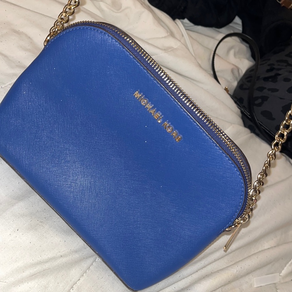 Blue Michael kors bag